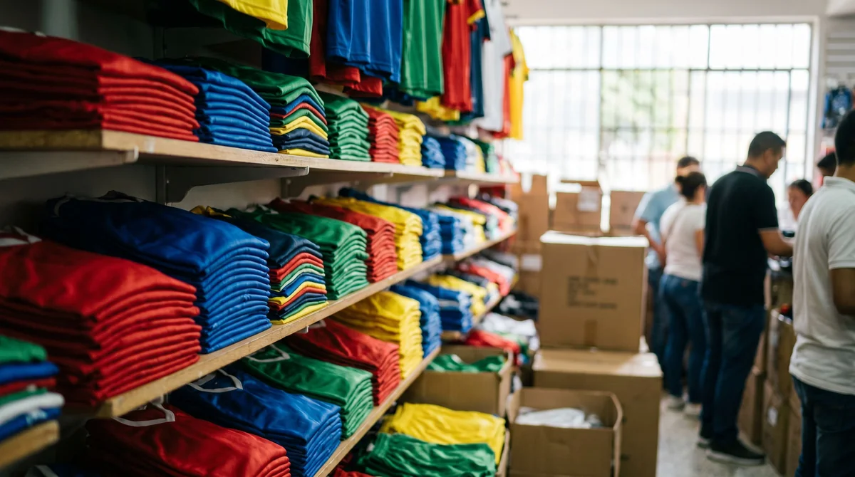 Uniformes de fútbol al por mayor en Medellín: camisetas y pantalonetas por docena