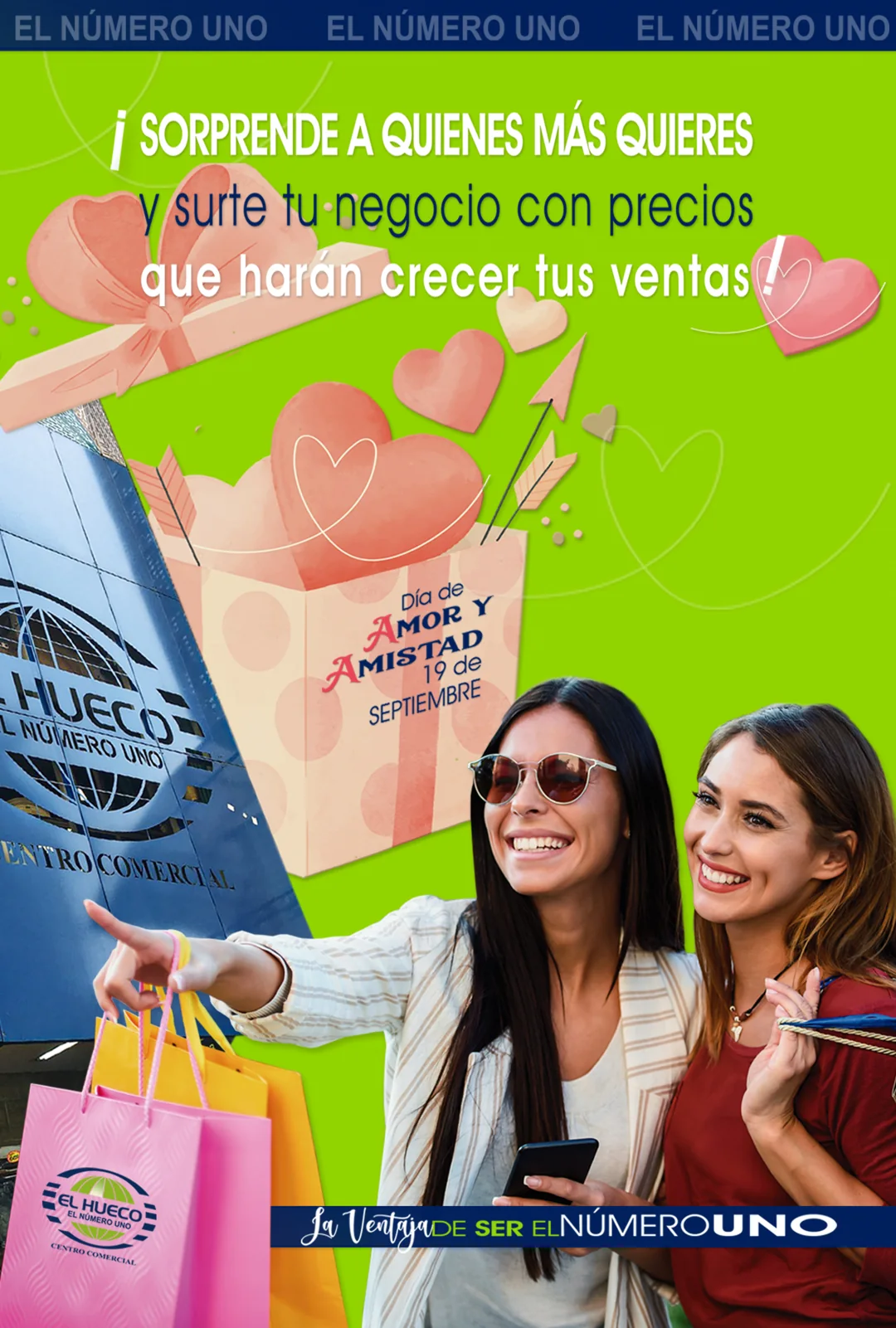 Dia de Amor y Amistad 19 de septiembre: sorprende a quienes mas quieres y surte tu negocio - Centro Comercial El Hueco Numero Uno, Medellin